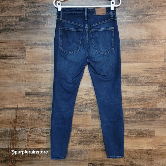 Madewell Jeans Size 28 Skinny Curvy High Rise Tummy Control Hayes Wash K4312 - Picture 2 of 13